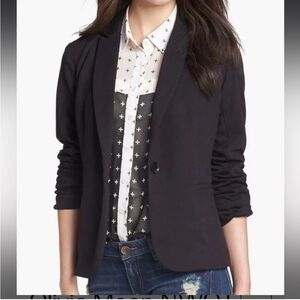 Nordstrom Olivia Moon Classic Black Blazer